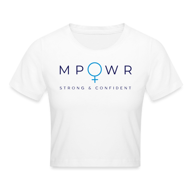 Crop T-Shirt mPower - white